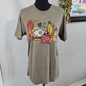 3 for $20 👕 Texas True Threads Fall Harvest Pumpkin Tee M Gather Together